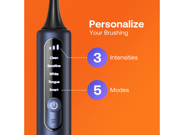 Электрическая зубная щетка Bitvae S3 Smart Midnight Blue - изображение 4 Электрическая зубная щетка Bitvae S3 Smart Midnight Blue - изображение 4