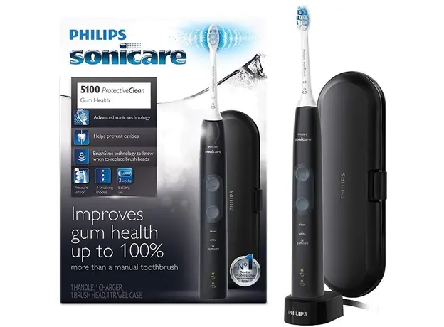 Электрическая зубная щетка PHILIPS Sonicare HX6850/47 Protective Clean 5100 - зображення 6
