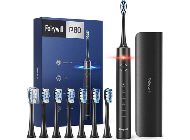 Электрическая зубная щетка Fairywill P80 black - зображення 3 Электрическая зубная щетка Fairywill P80 black - зображення 3