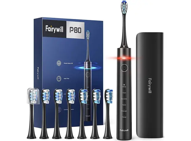Электрическая зубная щетка Fairywill P80 black - изображение 3