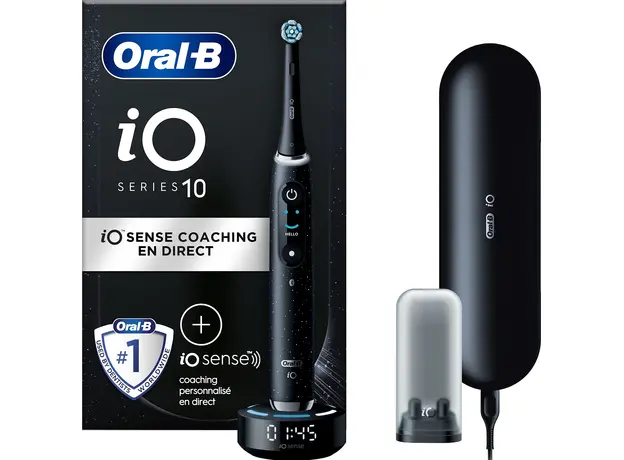 Электрическая зубная щетка Oral-B iO Series 10 Luxe Edition Cosmic Black (8006540812068) - изображение 4
