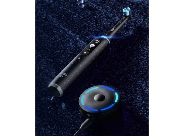 Электрическая зубная щетка Oral-B iO Series 10 Luxe Edition Cosmic Black (8006540812068) - зображення 10 Электрическая зубная щетка Oral-B iO Series 10 Luxe Edition Cosmic Black (8006540812068) - зображення 10