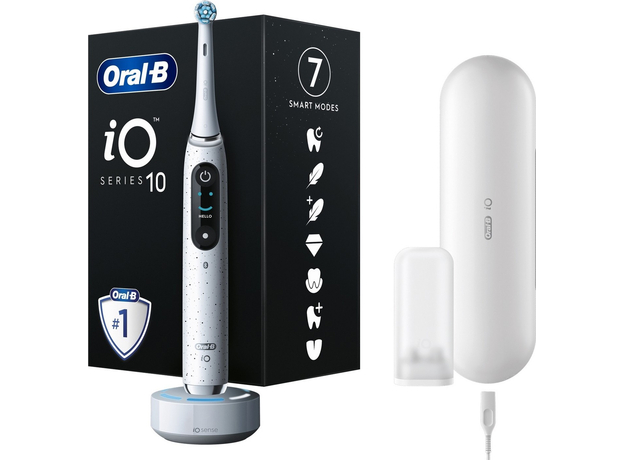 Электрическая зубная щетка Oral-B iO Series 10 Stardust White (4210201434658) - зображення 2 Электрическая зубная щетка Oral-B iO Series 10 Stardust White (4210201434658) - зображення 2