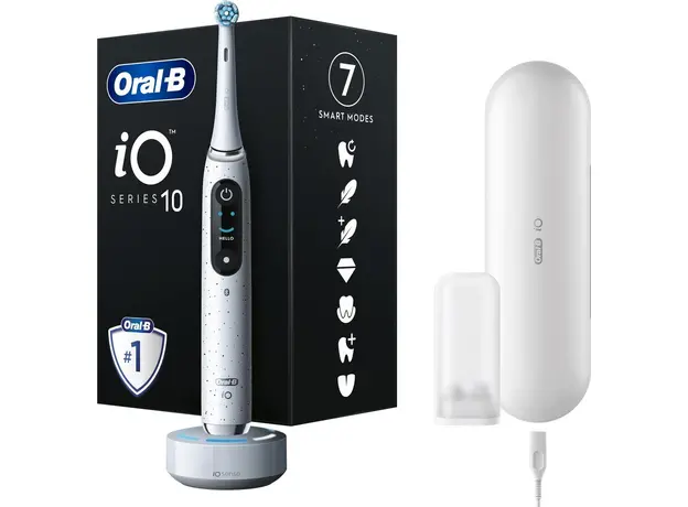 Электрическая зубная щетка Oral-B iO Series 10 Stardust White (4210201434658) - изображение 2