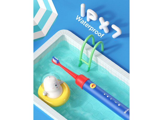Детская электрическая зубная щетка Bitvae Smart K7S Kids blue - зображення 3 Детская электрическая зубная щетка Bitvae Smart K7S Kids blue - зображення 3