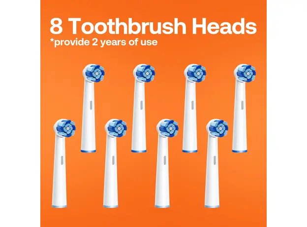 Электрическая зубная щетка Bitvae R2 Rotating с футляром и 8 насадками black - изображение 8