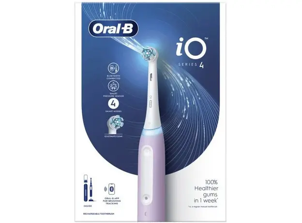 Электрическая зубная щетка ORAL-B BRAUN iO 4 Lavender (4210201437925) - изображение 11