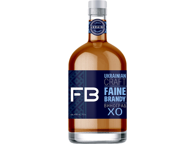 Коньяк Faine Brandy "Виноград XO" ГОР 0.5 л 40% (4820269290334) 