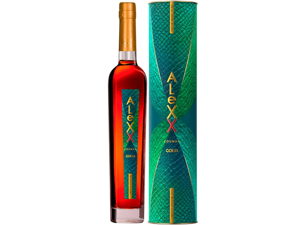 Коньяк ALeXX Gold 0.5 л 40% в подарочной упаковке (4823093700437_UA) 