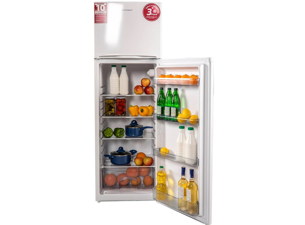 Двухкамерный холодильник GRUNHELM TRH-S166M55-W - изображение 3