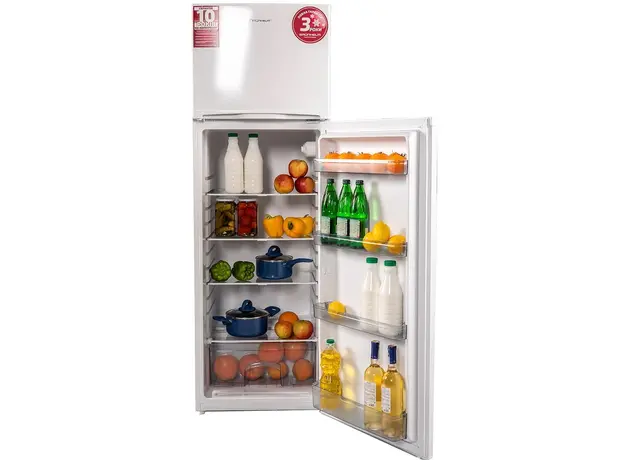 Двухкамерный холодильник GRUNHELM TRH-S166M55-W - изображение 3