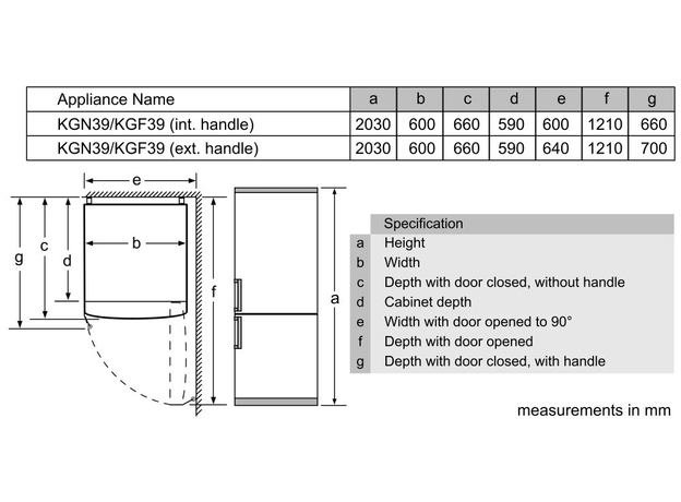 Двухкамерный холодильник BOSCH KGN39VW316 - изображение 7