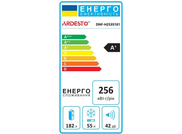 Двухкамерный холодильник ARDESTO DNF-H253S181 - изображение 3