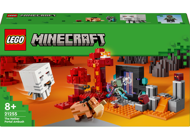 Конструктор LEGO Minecraft Засада у портала в Нижний мир 352 детали (21255) - изображение 2 Конструктор LEGO Minecraft Засада у портала в Нижний мир 352 детали (21255) - изображение 2