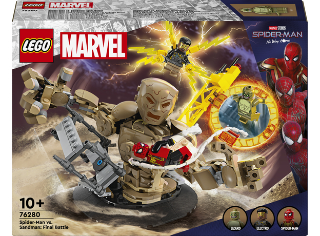 Конструктор LEGO Marvel Человек-Паук vs. Песчаный человек: Решающая битва 347 деталей (76280) - изображение 3 Конструктор LEGO Marvel Человек-Паук vs. Песчаный человек: Решающая битва 347 деталей (76280) - изображение 3