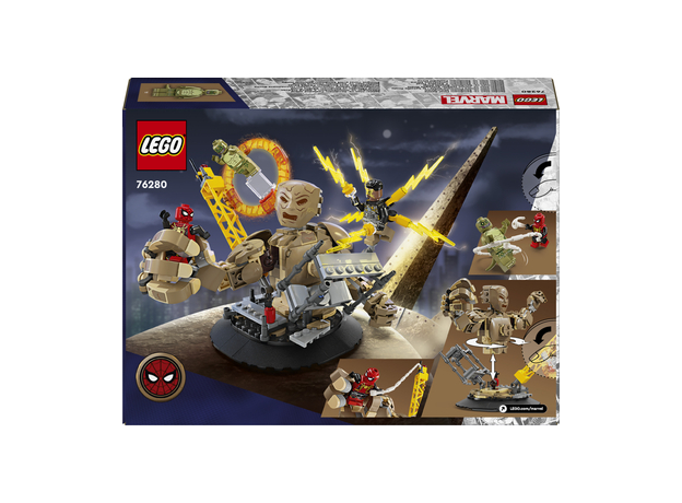 Конструктор LEGO Marvel Человек-Паук vs. Песчаный человек: Решающая битва 347 деталей (76280) - изображение 2 Конструктор LEGO Marvel Человек-Паук vs. Песчаный человек: Решающая битва 347 деталей (76280) - изображение 2