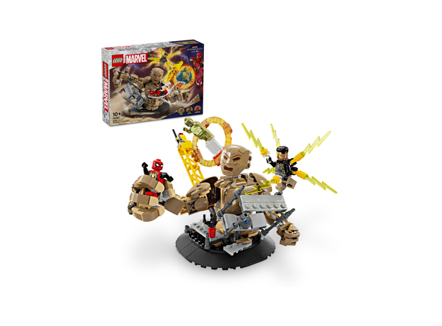 Конструктор LEGO Marvel Человек-Паук vs. Песчаный человек: Решающая битва 347 деталей (76280) - изображение 8 Конструктор LEGO Marvel Человек-Паук vs. Песчаный человек: Решающая битва 347 деталей (76280) - изображение 8