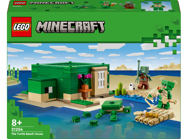 Конструктор LEGO Minecraft Пляжный дом в форме черепахи 234 детали (21254) - изображение 2 Конструктор LEGO Minecraft Пляжный дом в форме черепахи 234 детали (21254) - изображение 2