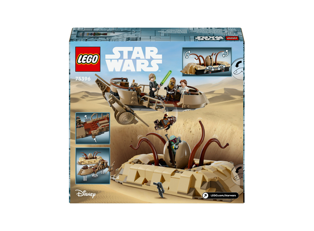 Конструктор LEGO Star Wars Баржа в пустелі та яма Сарлакка 558 елементів (75396) - зображення 16 Конструктор LEGO Star Wars Баржа в пустелі та яма Сарлакка 558 елементів (75396) - зображення 16