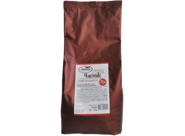 Чеснок сушеный гранулированный Любисток 40х60 1 кг (4820076014741) 