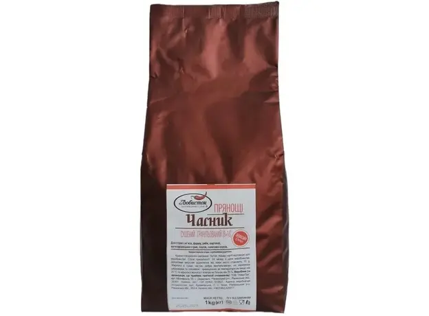 Чеснок сушеный гранулированный Любисток 8х16 1 кг (4820241580262) 