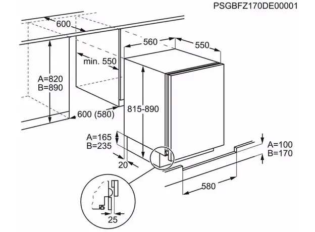 Встраиваемый однокамерный холодильник ELECTROLUX LSB2AE82S - изображение 3