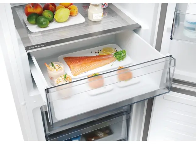 Двухкамерный холодильник CANDY CNCQ2T618EW белый - изображение 10