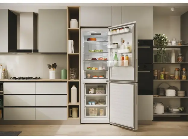 Двухкамерный холодильник CANDY CNCQ2T618EW белый - изображение 19