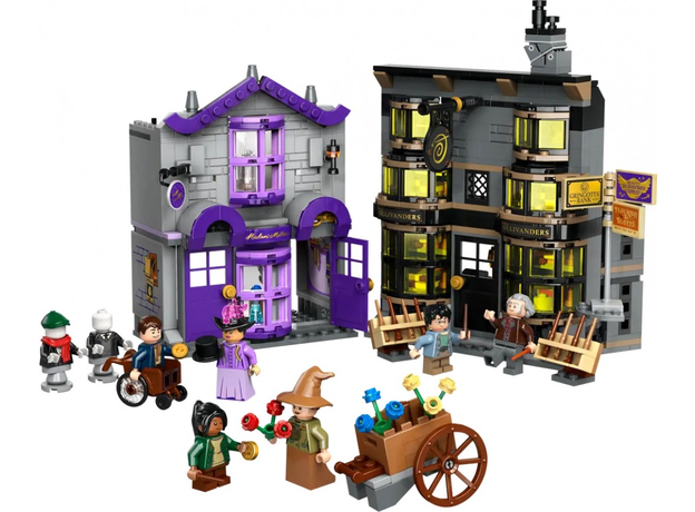 Конструктор LEGO Harry Potter Крамниці Олівандера і Мадам Малкін 744 деталей (76439) - зображення 2 Конструктор LEGO Harry Potter Крамниці Олівандера і Мадам Малкін 744 деталей (76439) - зображення 2