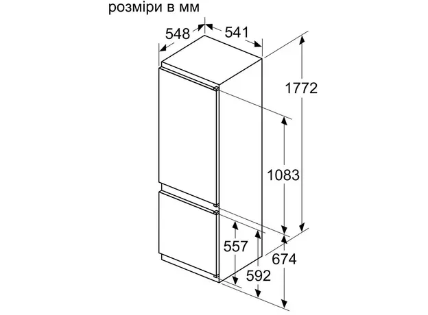 Встраиваемый холодильник BOSCH KIV87NS306 - изображение 8