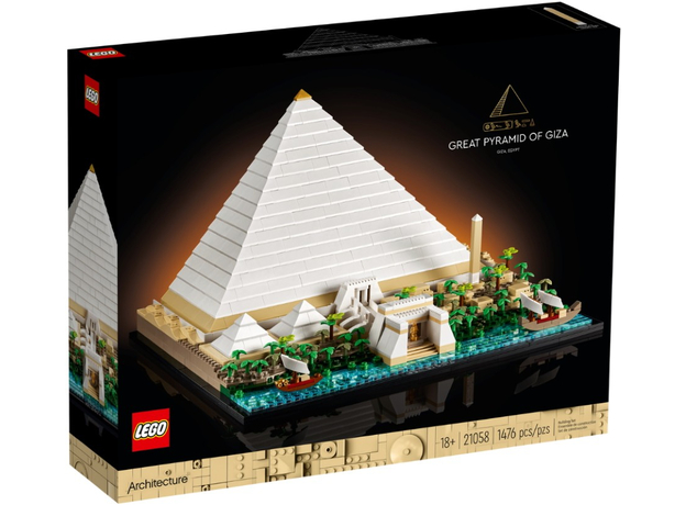 Конструктор LEGO Architecture Пирамида Хеопса 1476 деталей (21058) - изображение 2 Конструктор LEGO Architecture Пирамида Хеопса 1476 деталей (21058) - изображение 2