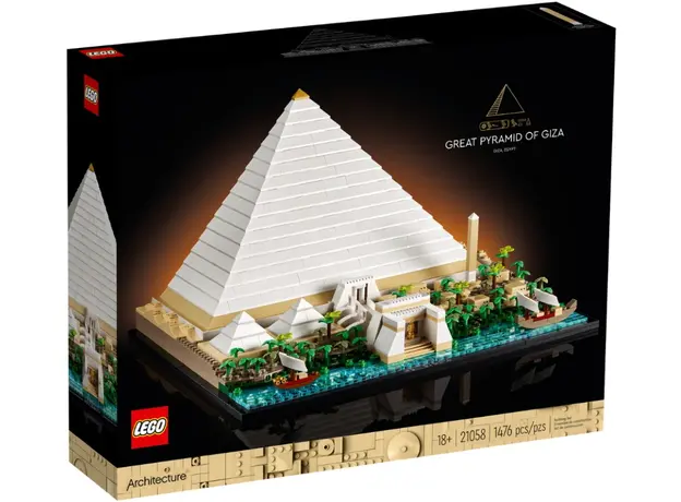 Конструктор LEGO Architecture Пирамида Хеопса 1476 деталей (21058) - изображение 2