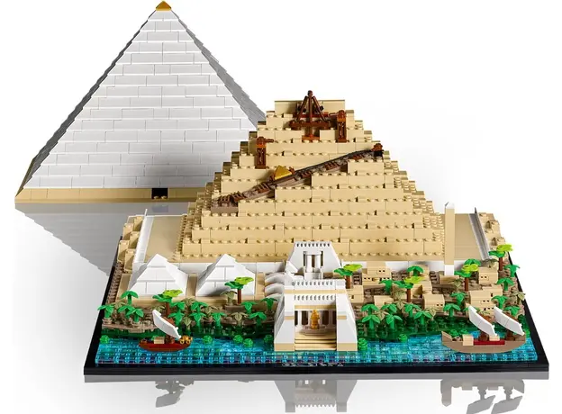 Конструктор LEGO Architecture Пирамида Хеопса 1476 деталей (21058) - изображение 5