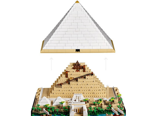Конструктор LEGO Architecture Пирамида Хеопса 1476 деталей (21058) - изображение 11 Конструктор LEGO Architecture Пирамида Хеопса 1476 деталей (21058) - изображение 11
