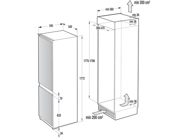 Встраиваемый холодильник Gorenje NRKI418FE0 - изображение 13 Встраиваемый холодильник Gorenje NRKI418FE0 - изображение 13