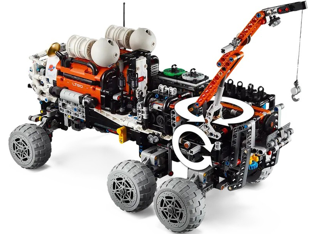 Конструктор LEGO Technic Марсоход команды исследователей 1599 деталей (42180) - изображение 6 Конструктор LEGO Technic Марсоход команды исследователей 1599 деталей (42180) - изображение 6