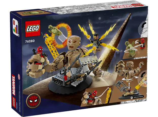 Конструктор LEGO Marvel Человек-Паук vs. Песчаный человек: Решающая битва 347 деталей (76280)  Конструктор LEGO Marvel Человек-Паук vs. Песчаный человек: Решающая битва 347 деталей (76280)