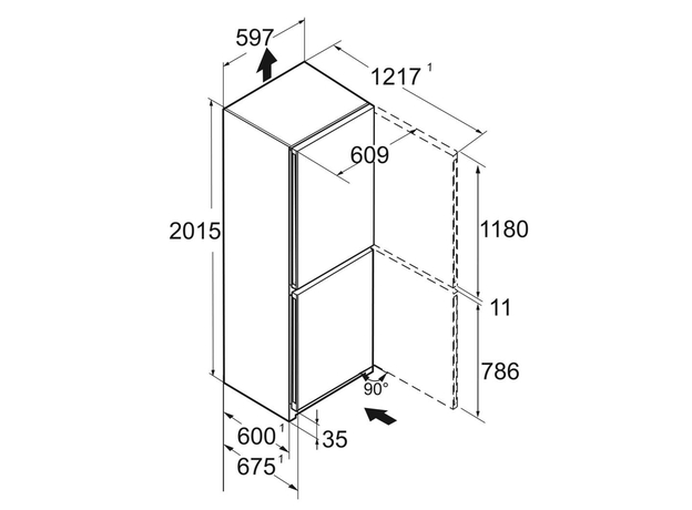 Двухкамерный холодильник LIEBHERR CNd 5703 Pure - изображение 10 Двухкамерный холодильник LIEBHERR CNd 5703 Pure - изображение 10