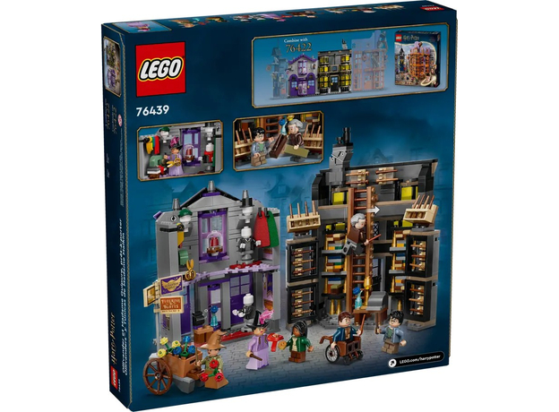 Конструктор LEGO Harry Potter Крамниці Олівандера і Мадам Малкін 744 деталей (76439)  Конструктор LEGO Harry Potter Крамниці Олівандера і Мадам Малкін 744 деталей (76439)