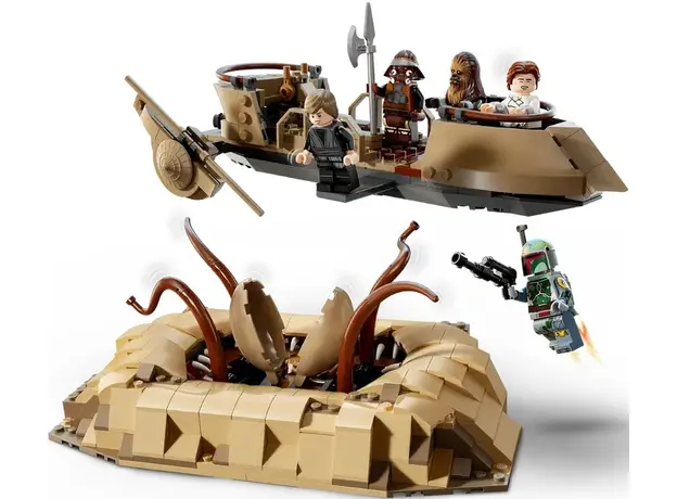 Конструктор LEGO Star Wars Пустынный скиф и яма Сарлакка 558 деталей (75396) - изображение 3