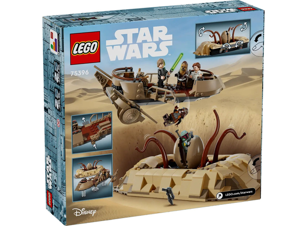 Конструктор LEGO Star Wars Баржа в пустелі та яма Сарлакка 558 елементів (75396)  Конструктор LEGO Star Wars Баржа в пустелі та яма Сарлакка 558 елементів (75396)