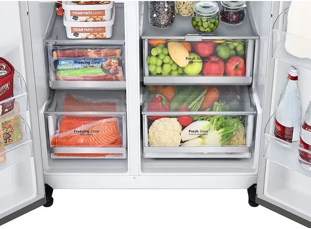 Side-by-side холодильник LG GC-Q257CAFV - изображение 10