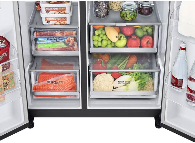 Side-by-side холодильник LG GC-Q257CBFV - изображение 12