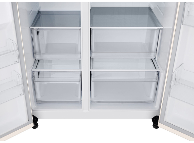 Side-by-Side холодильник LG GC-B257KEHW - изображение 4