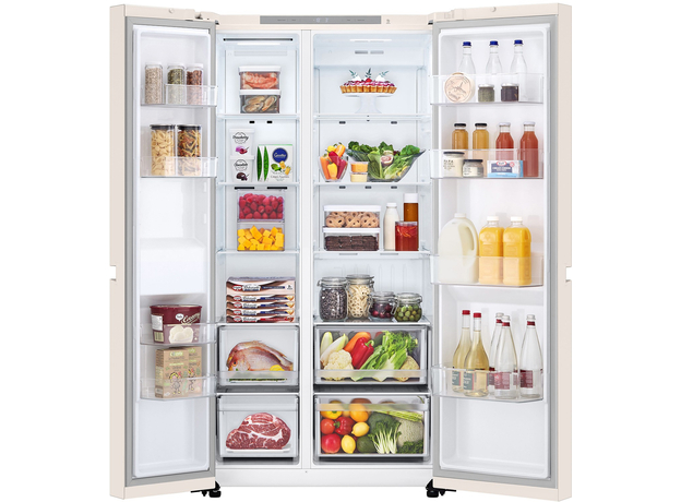 Side-by-Side холодильник LG GC-B257KEHW - изображение 5