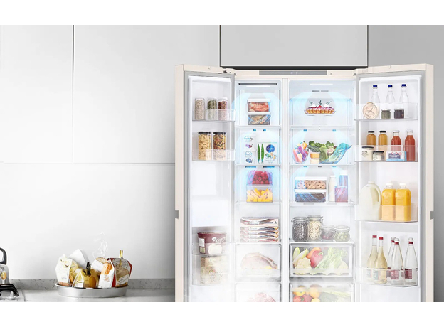 Side-by-Side холодильник LG GC-B257KEHW - изображение 6