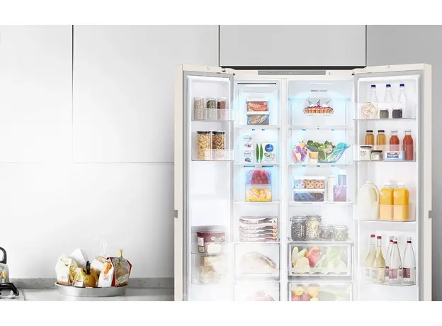 Side-by-Side холодильник LG GC-B257KEHW - изображение 6
