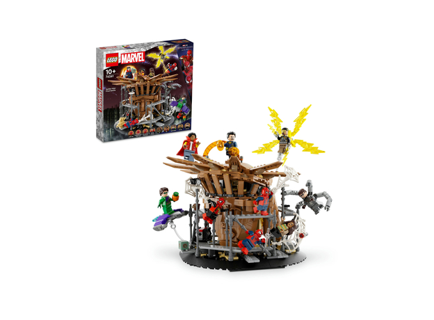 Конструктор LEGO Marvel Решающий бой Человека-Паука 900 деталей (76261) - изображение 17 Конструктор LEGO Marvel Решающий бой Человека-Паука 900 деталей (76261) - изображение 17