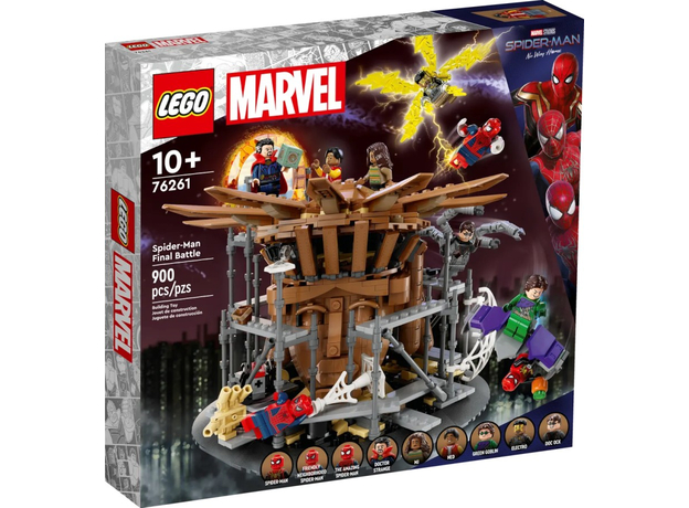 Конструктор LEGO Marvel Решающий бой Человека-Паука 900 деталей (76261)  Конструктор LEGO Marvel Решающий бой Человека-Паука 900 деталей (76261)