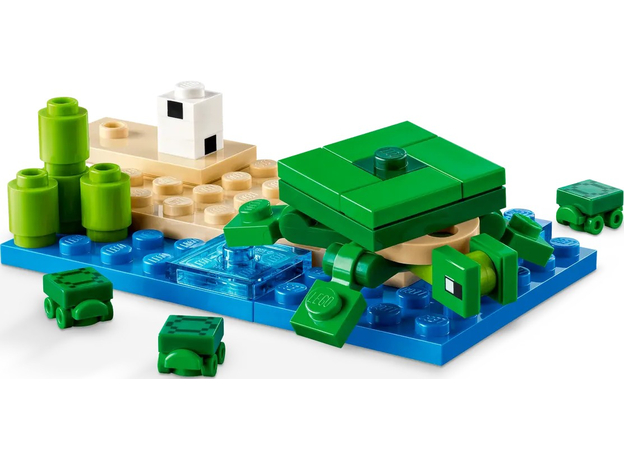 Конструктор LEGO Minecraft Пляжный дом в форме черепахи 234 детали (21254) - изображение 5 Конструктор LEGO Minecraft Пляжный дом в форме черепахи 234 детали (21254) - изображение 5